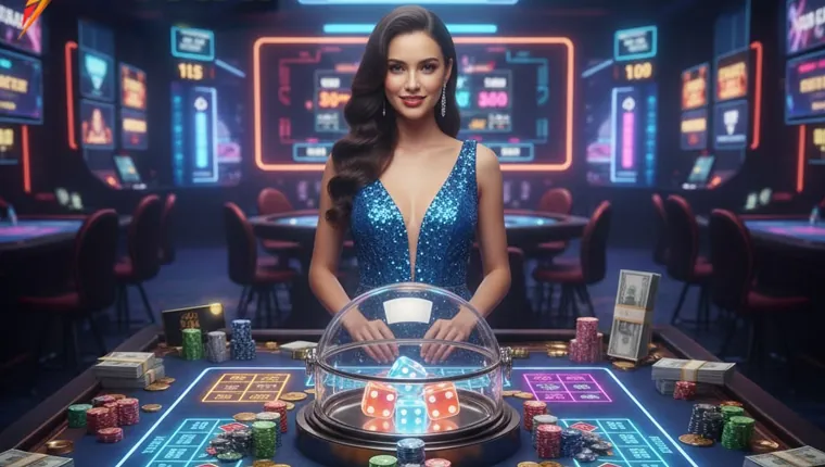 Overview of a modern online sports betting interface with table game icons.